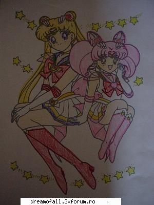 a3sailor moon si sailor chibi moon :zzz: aici punem poze cu desenele noastre!